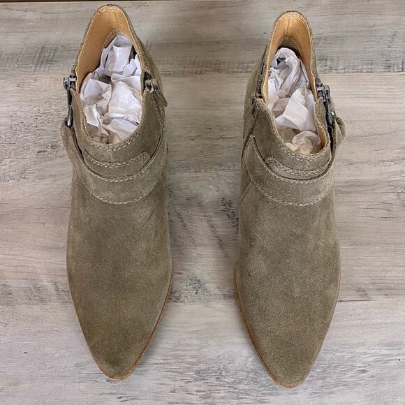 NWOB Lucky Brand Enitha Leather Booties, Size 7.5 - Picture 7 of 11